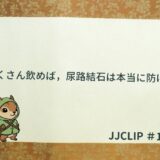 水をたくさん飲めば，尿路結石は本当に防げるの？